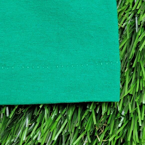 Vintage 80s Irish Shirt Large 22x26 Green - Picture 8 of 13